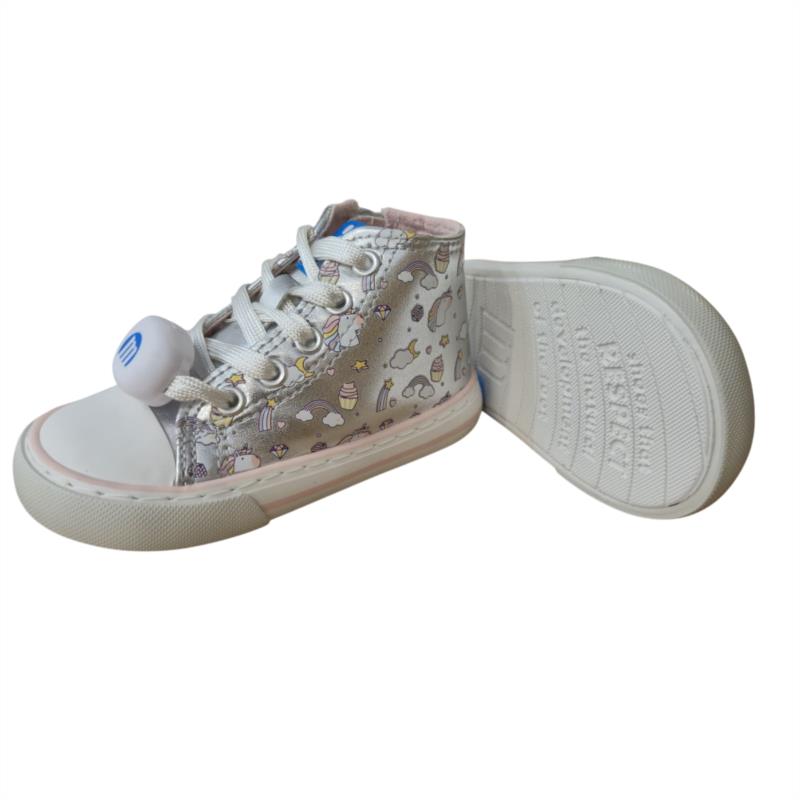 Zapatilla Abotinada Free Glist Silver