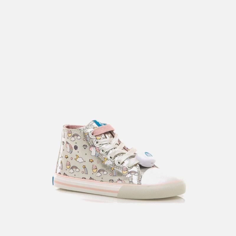 Zapatilla Abotinada Free Glist Silver