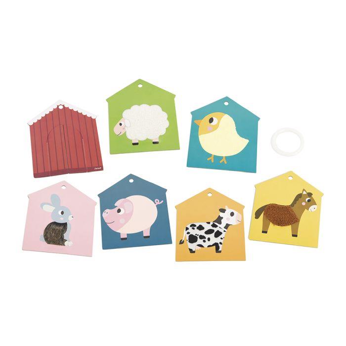 tarjetas táctiles granja