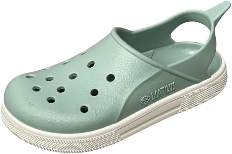 Cloggy Pastel Green White