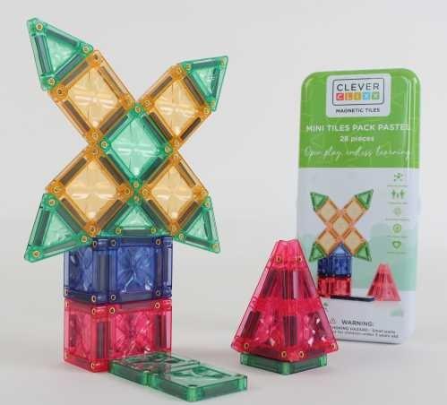 Mini Travel CLEVERCLIXX 28 Piezas Colores Pastel