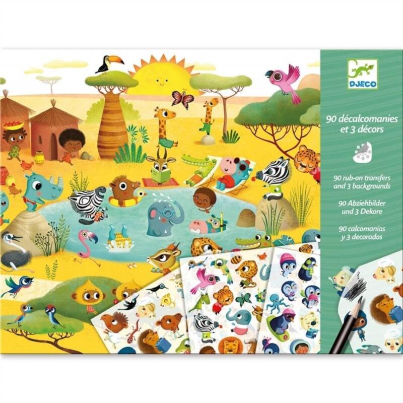 Calcomanía La Fiesta Está Aquí 