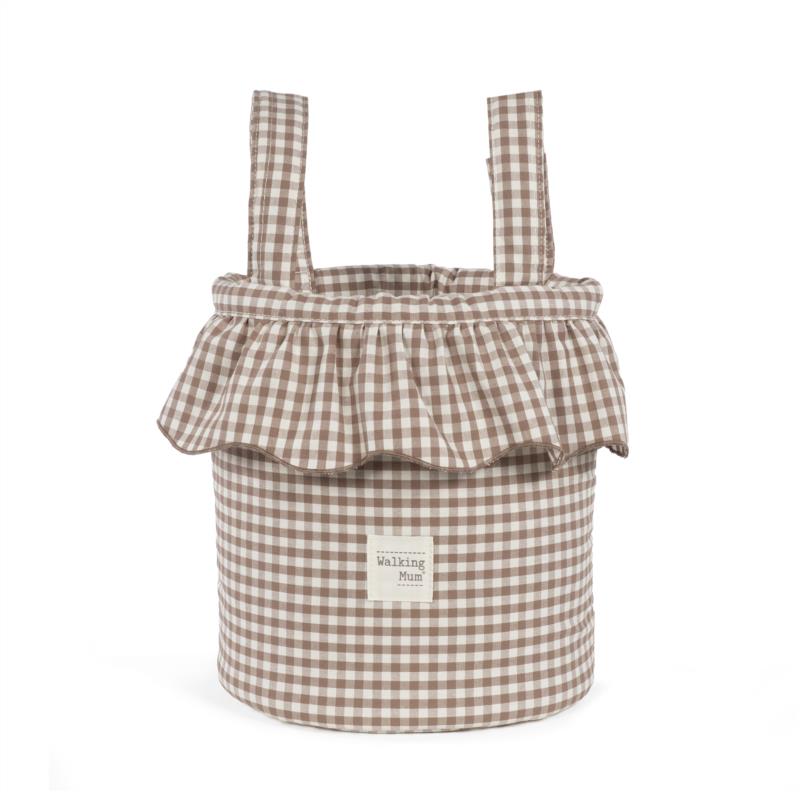 Bolso Bucket Praliné Vichy Moka