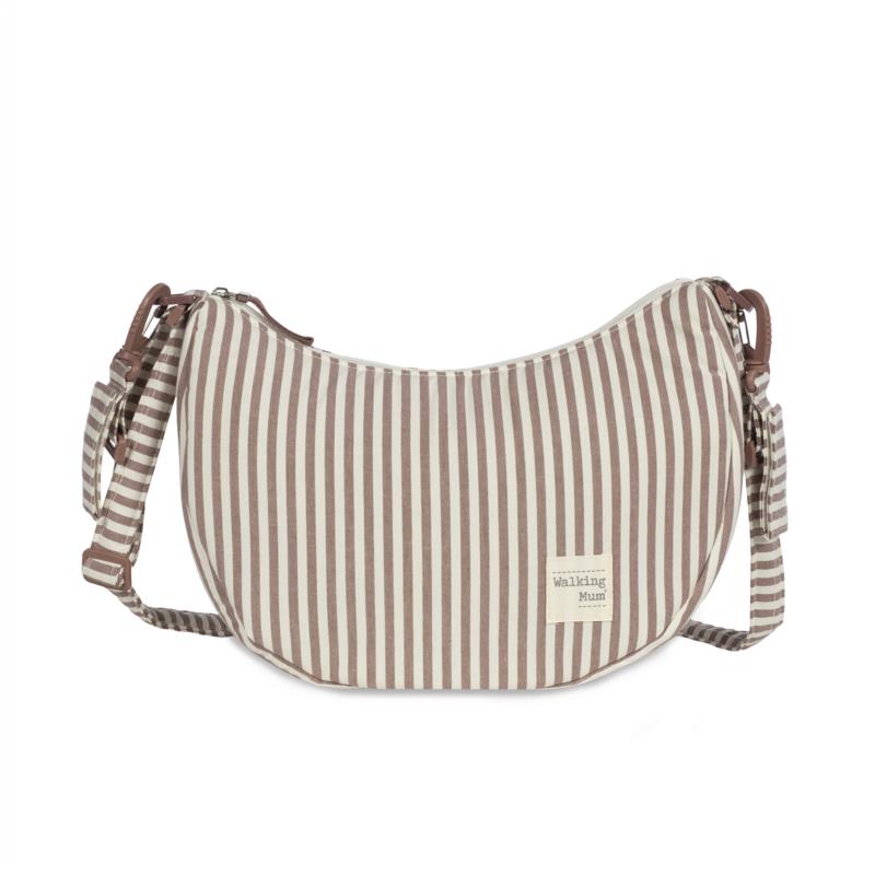 Bolso Crossbody Gondola Praliné Rayas Moka