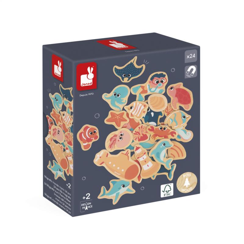 Imanes Mundo Marino 24pcs