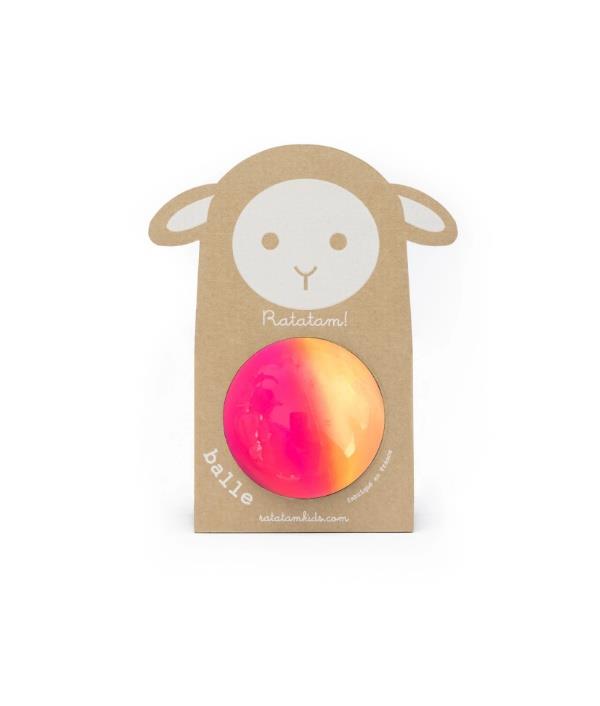  Pelota Gum Naranja 10cm 
