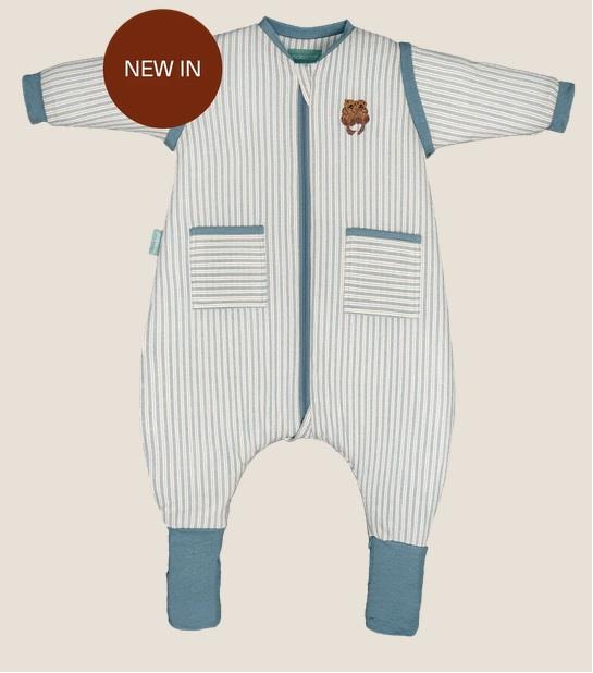 Saco Dormir Pies, Mangas y Calcetines Blue Stripes TOG 2.5