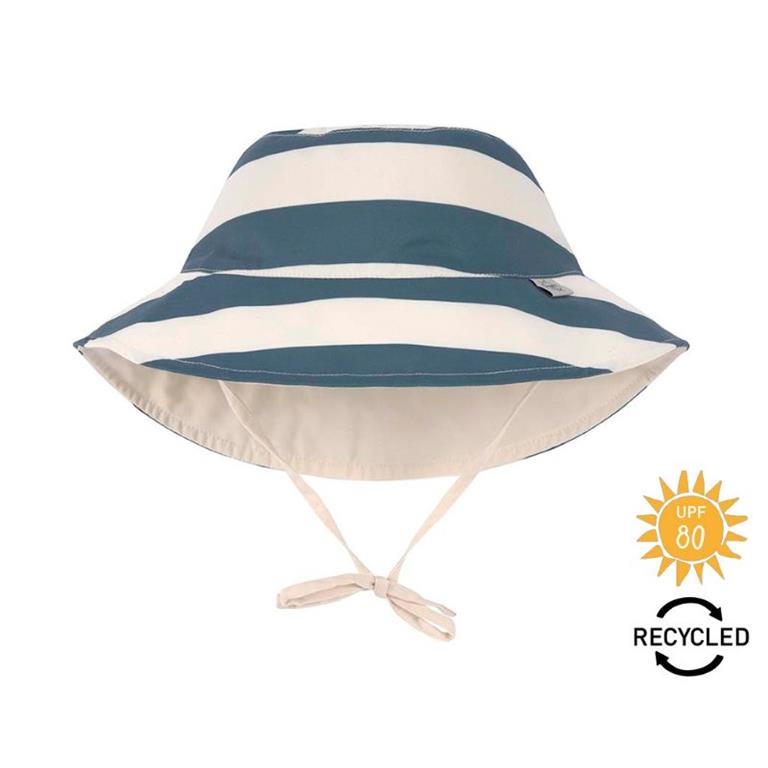 Gorro Baño Stripes Milky Blue