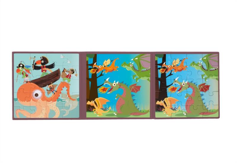 Puzzles Magnéticos Dragones 
