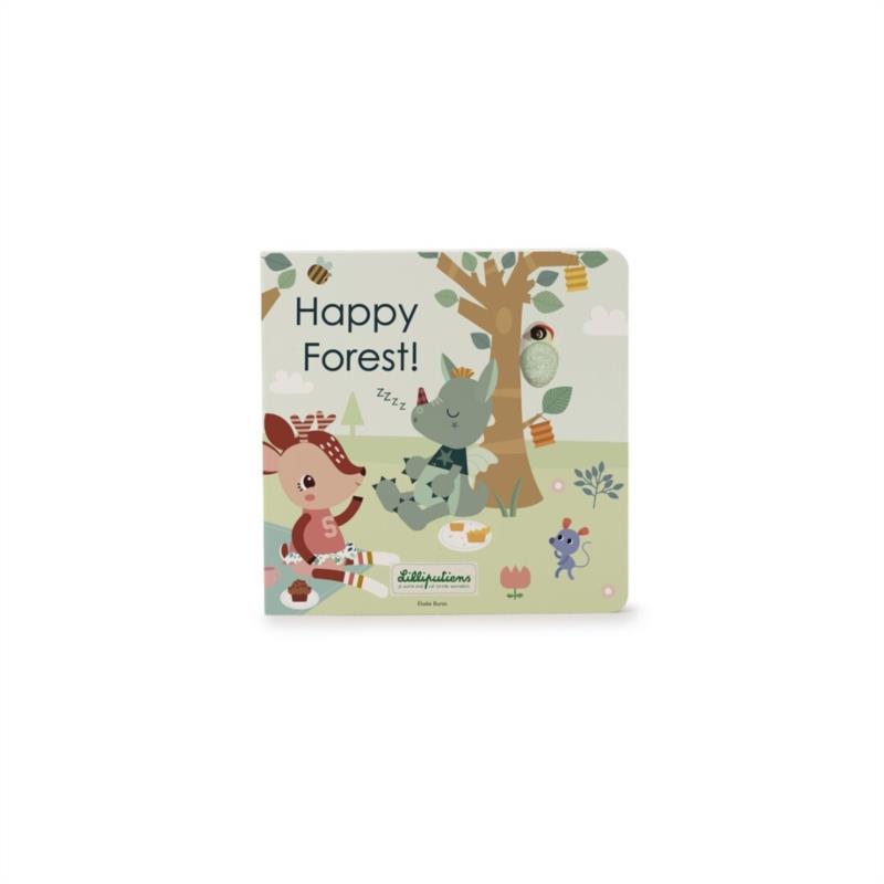 libro sonidos y texturas happy forest