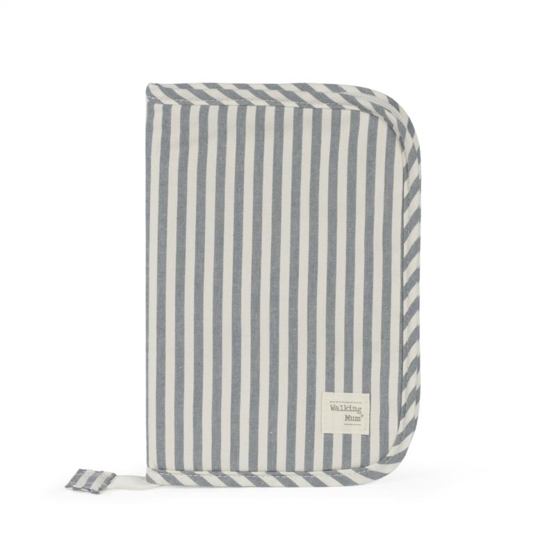 Portadocumentos Praliné Rayas Matcha 