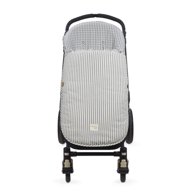 Saco Entretiempo Praliné Vichy/Rayas Matcha 