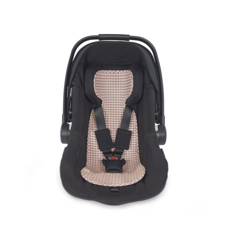 Colchoneta Auto Praliné Vichy Moka