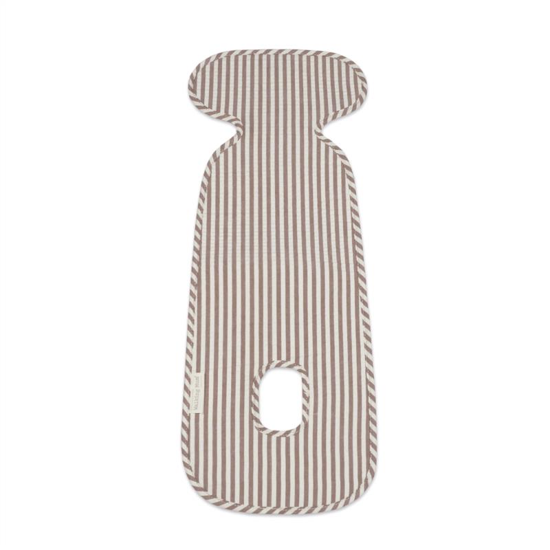 Colchoneta Auto Praliné Rayas Moka 