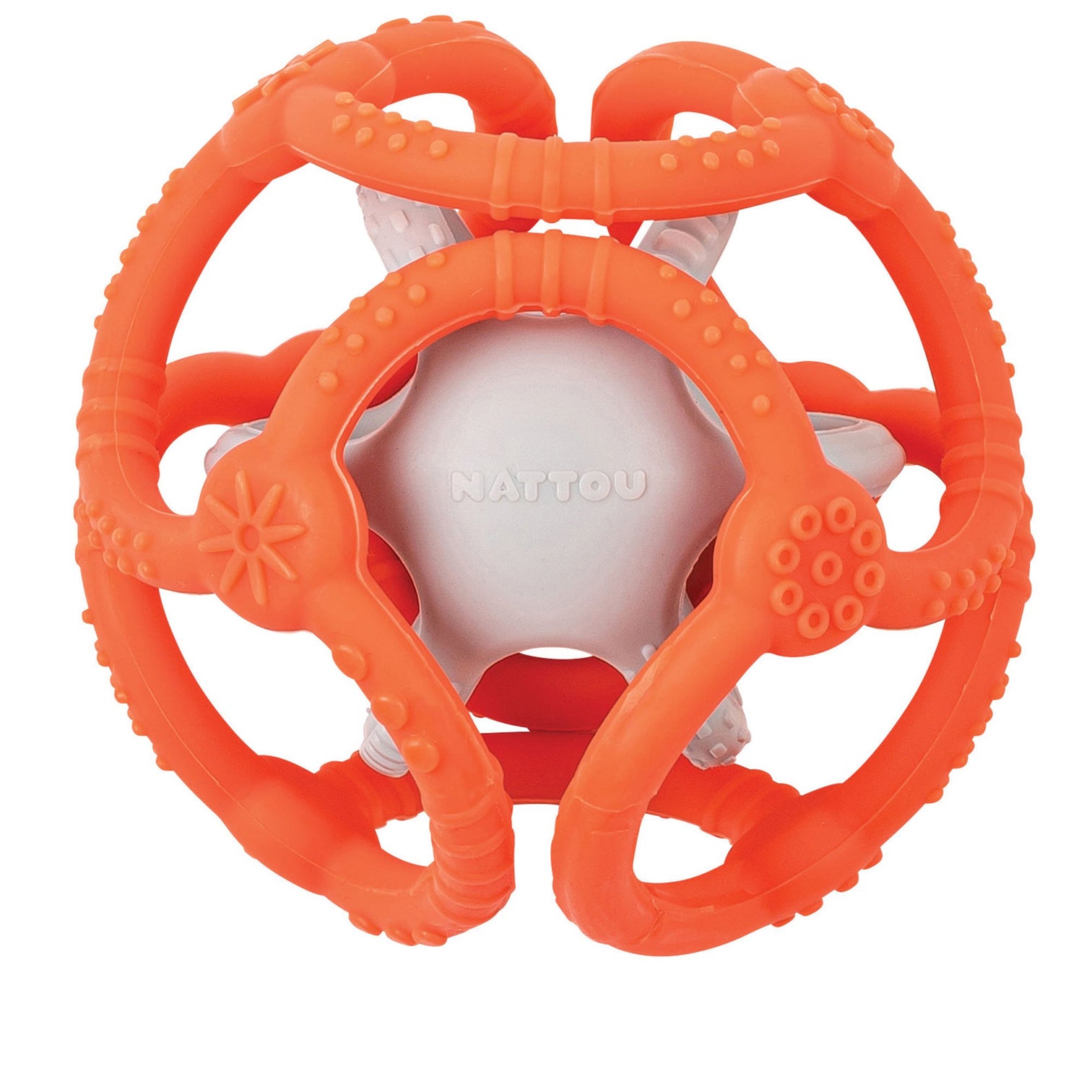 Mordedor 2 Pelotas Fluo+Grey