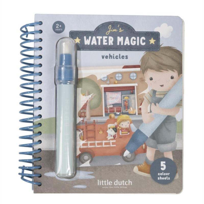 LIBRO MÁGICO AGUA JIM VEHÍCULOS