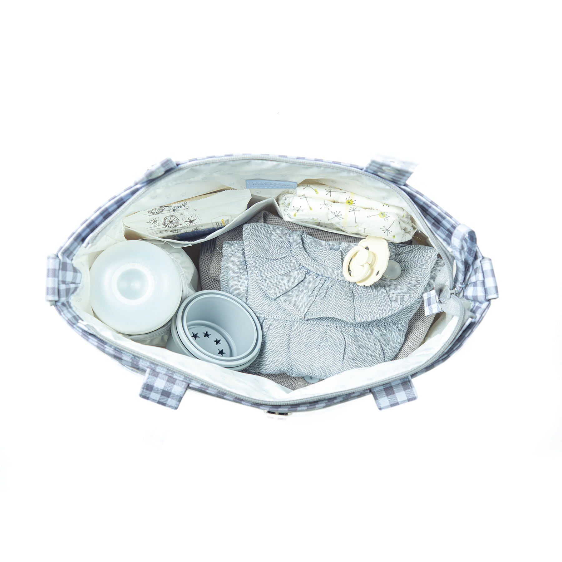 Bolso Crossbody Together Azul/Gris