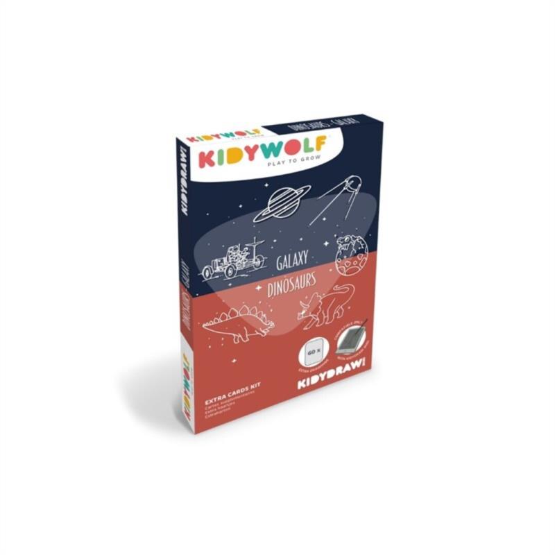 Plantillas KidyDraw-Mini Galaxia y Dinos