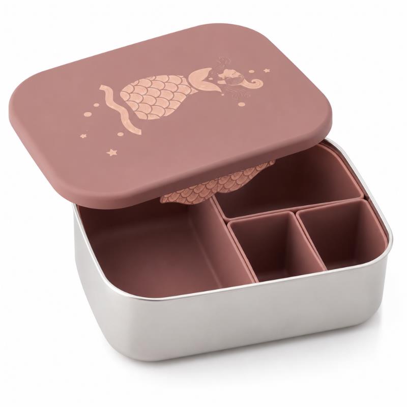Caja Lunch Inox Sirena Blush