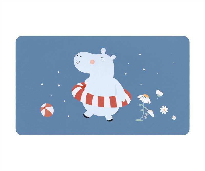 Toalla Playa Microfibra Hippos 
