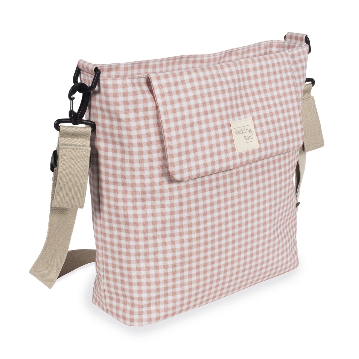  Bolsa canastilla Vichy rosa