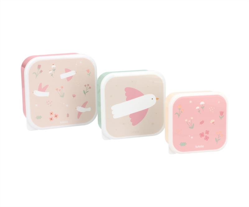 3 Cajas Almuerzo Blossom Birds 