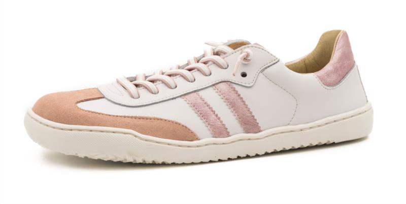 Zapatilla Blanca Maquillaje Rosa
