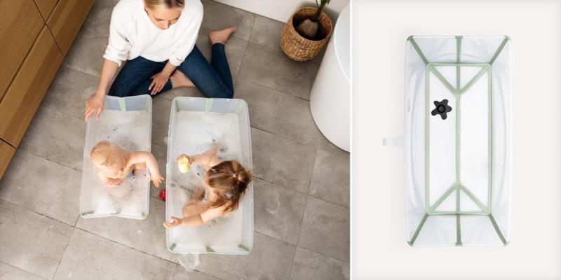 Stokke Flexi Bath X-Large Transparent Green 