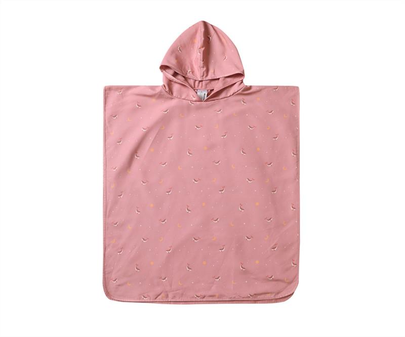 Poncho Whale Pink
