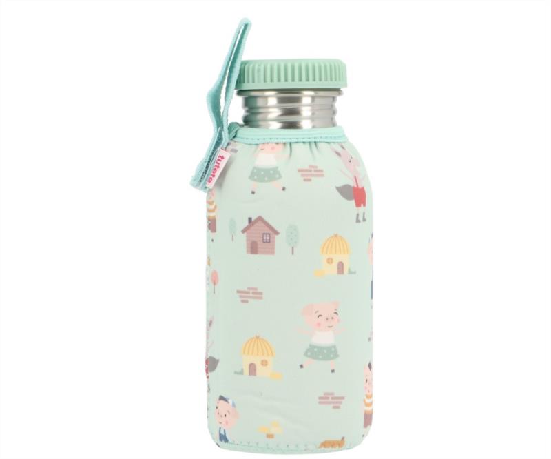 Botella Acero con Funda The Three Little Pigs 500ml