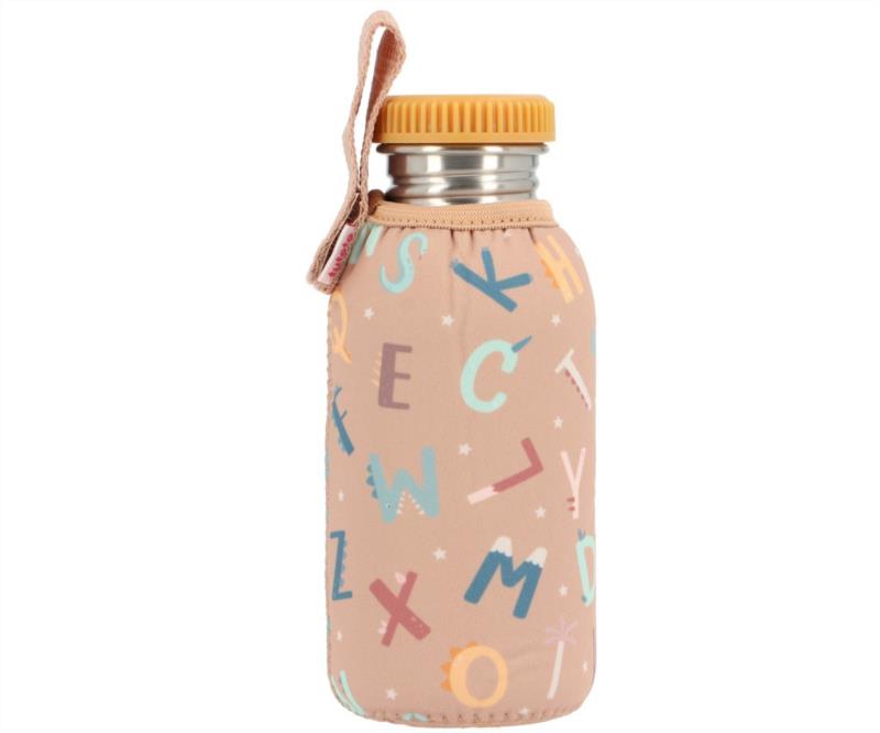 Botella Acero con Funda Funny Letters 
