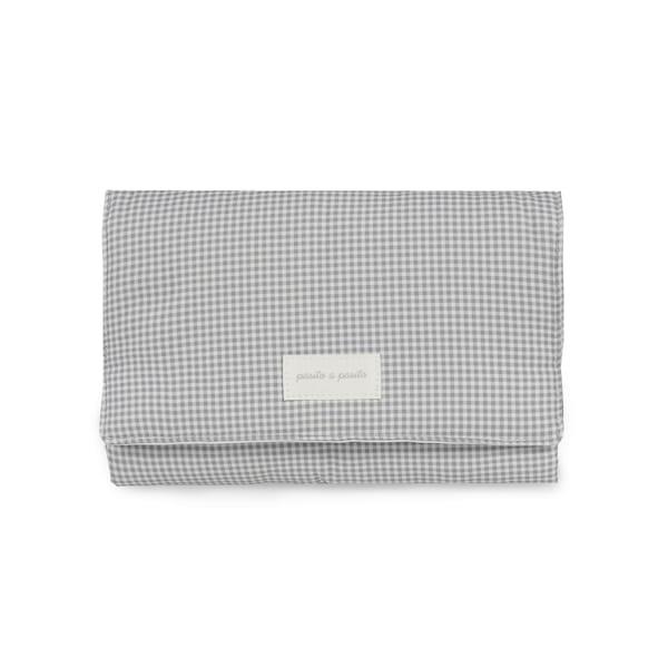 Cambiador Little Bloom Vichy Gris 