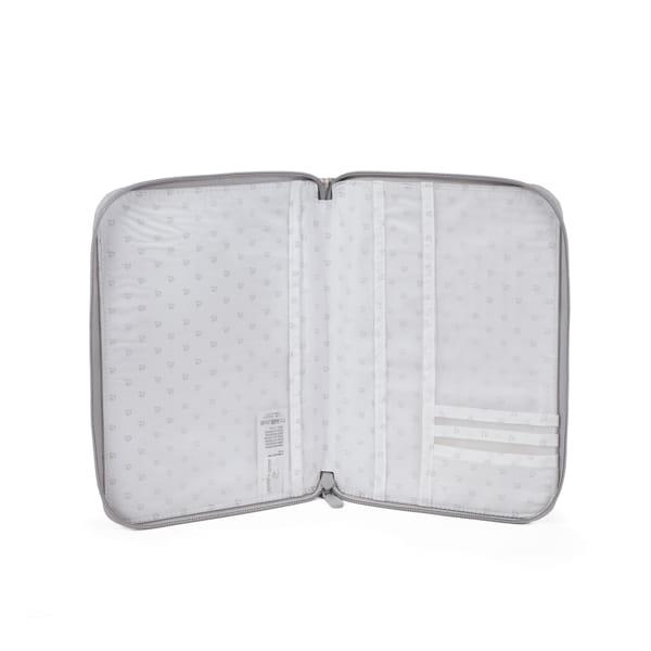 Portadocumentos Little Bloom Vichy Gris 