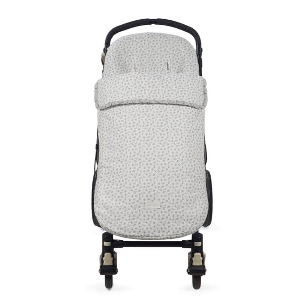 Saco Entretiempo Little Bloom Flor Gris