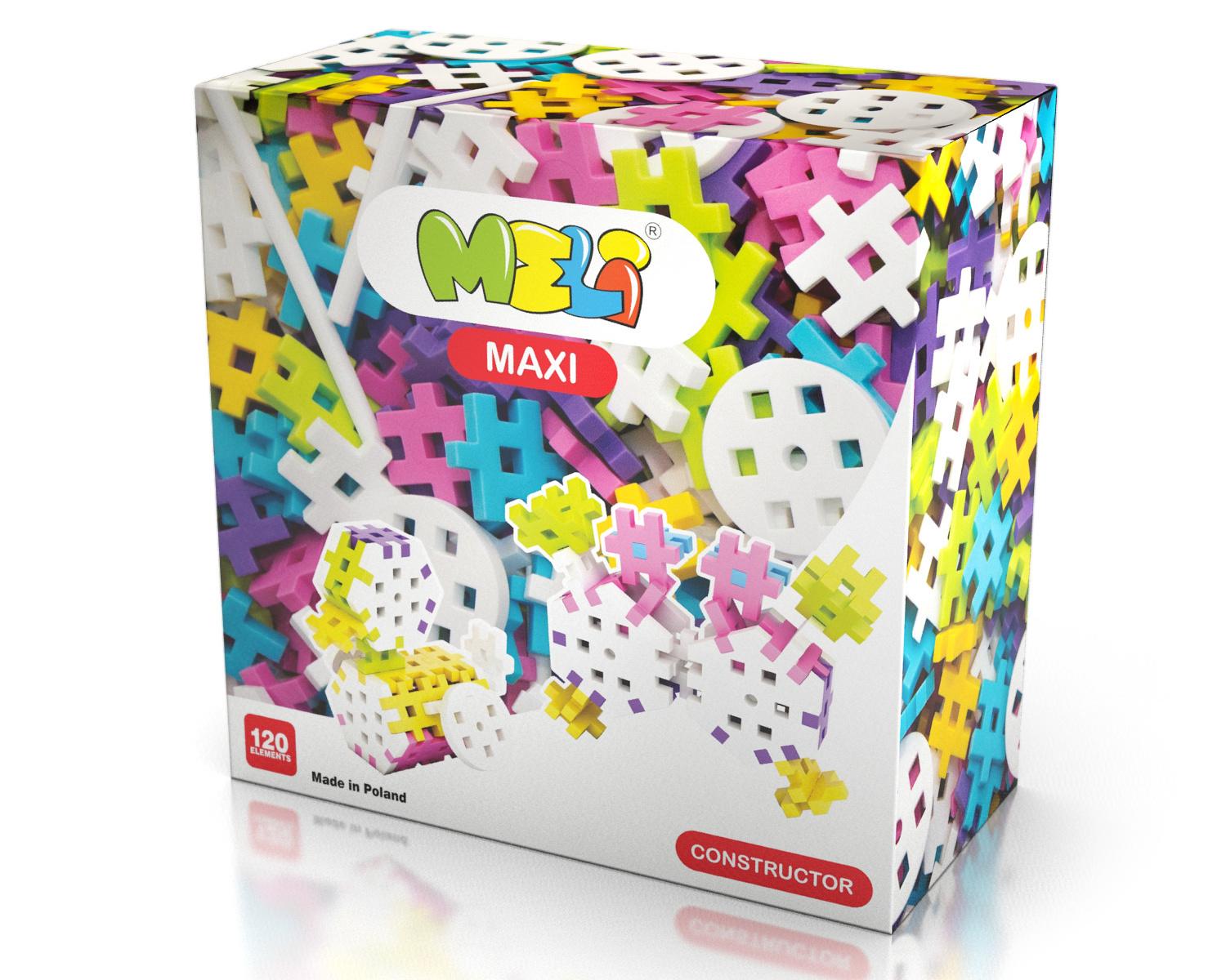 Meli Maxi Constructor Pastel 120pcs