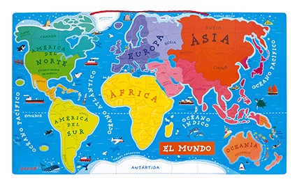 Puzle Magnético Atlas Mundial