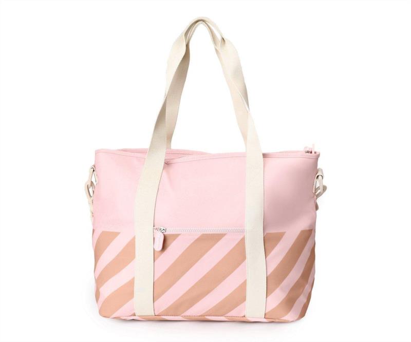 Bolsa Témica Stripes Pink